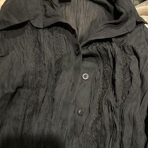 Chadwick black button down